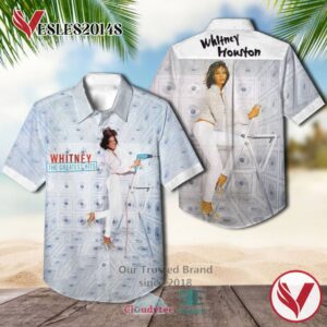 Whitney Houston Whitney The Unreleased Mixes Albums Hawaiian Shirt, Best Gift For Music Lovers Vesles2014S