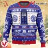 Wibbly Wobbly Doctor Who Ugly Christmas Sweater, Unique Christmas Gift For Fans - Vesles2014S