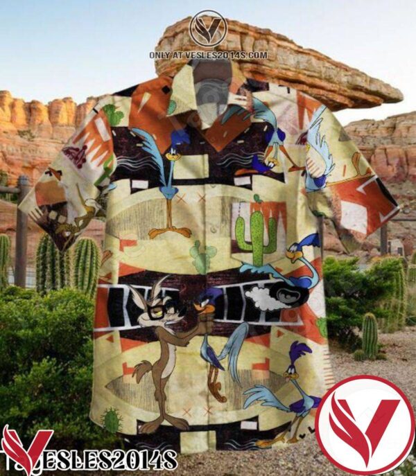 Wile E. Coyote And The Road Runner Hawaiian Shirt, Unique Gifts For Friends - Vesles2014S 1