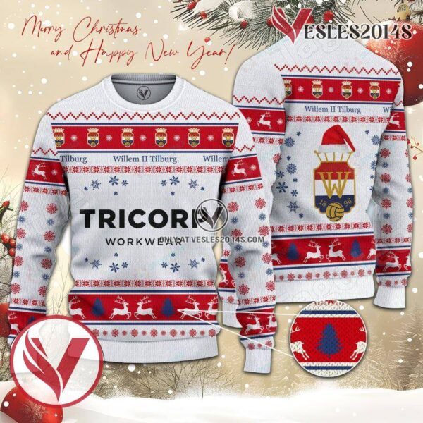 Willem II Tilburg Sport Ugly Christmas Sweater, Unique Gifts For Fans - Vesles2014aS 1