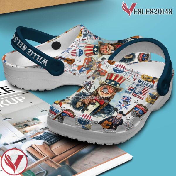 Willie Nelson Music Crocs Crocband Clogs Shoes, Unique Gifts For Fans Style 1 - Vesles2014S 2