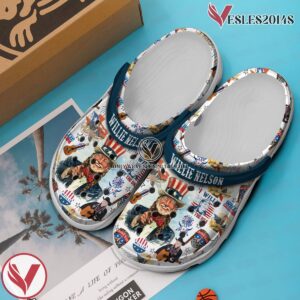 Willie Nelson Music Crocs Crocband Clogs Shoes, Unique Gifts For Fans Style 1 - Vesles2014S 3