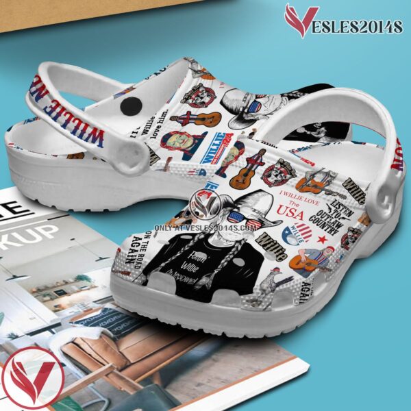 Willie Nelson Music Crocs Crocband Clogs Shoes, Unique Gifts For Fans Style 3 - Vesles2014S 3