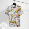Winnie The Pooh A Big Hug With Friends For men And Women Graphic Print Short Sleeve Hawaiian Casual Shirt Vesles2014S