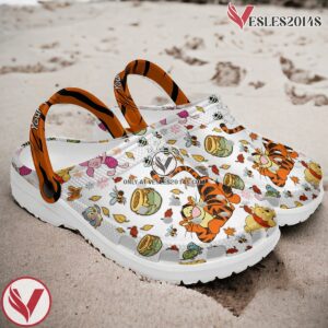 Winnie The Pooh Cartoon Crocs Crocband Clogs Shoes Comfortable For Men Women and Kids Style 1, Unique Gift From  Vesles2014S 3