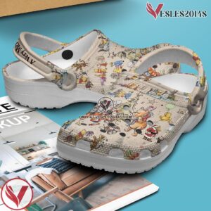 Winnie The Pooh Cartoon Crocs Crocband Clogs Shoes Comfortable For Men Women and Kids Style 12, Unique Gift From  Vesles2014S 2