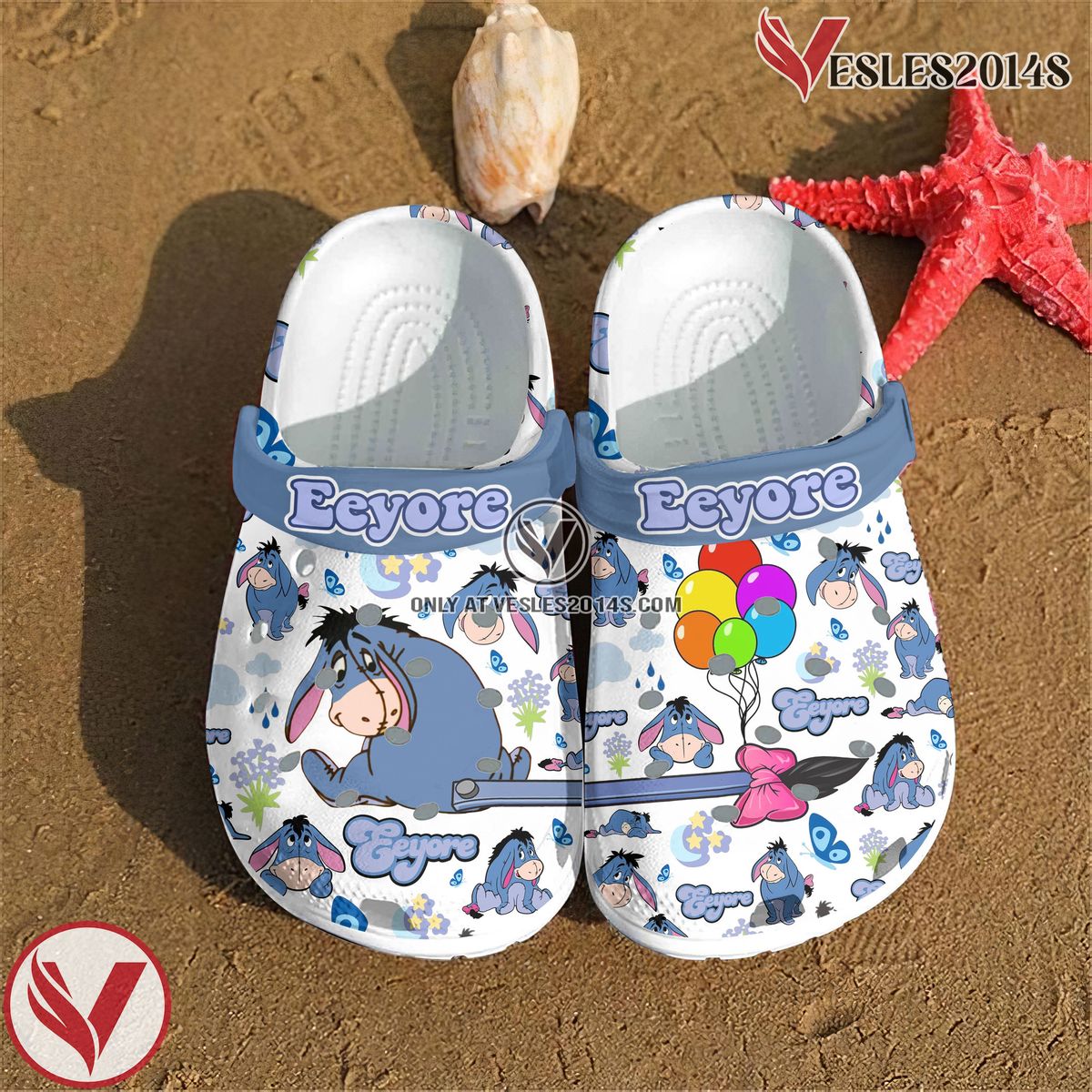Winnie The Pooh Cartoon Crocs Crocband Clogs Shoes Comfortable For Men Women and Kids Style 2, Unique Gift From Vesles2014S 2