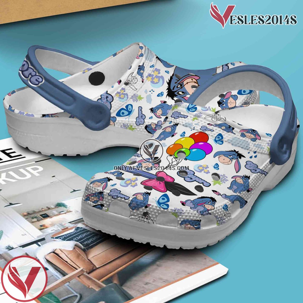 Winnie The Pooh Cartoon Crocs Crocband Clogs Shoes Comfortable For Men Women and Kids Style 2, Unique Gift From Vesles2014S 4