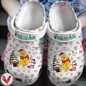 Winnie The Pooh Cartoon Crocs Crocband Clogs Shoes Comfortable For Men Women and Kids Style 5, Unique Gift From  Vesles2014S