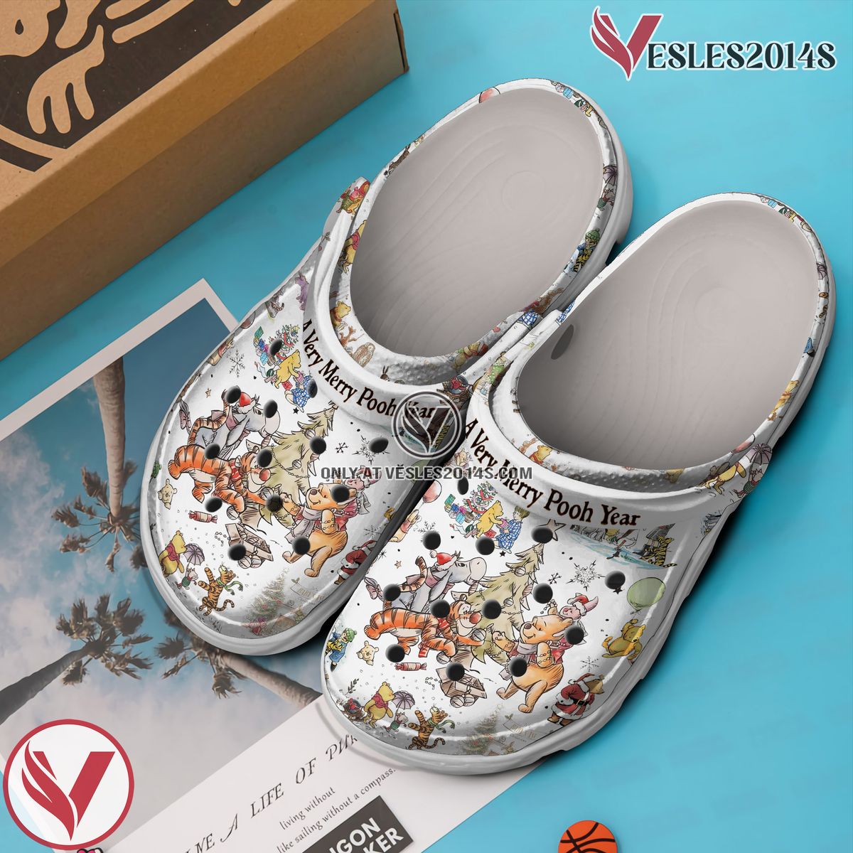 Winnie The Pooh Cartoon Crocs Crocband Clogs Shoes Comfortable For Men Women and Kids Style 6, Unique Gift From Vesles2014S 3