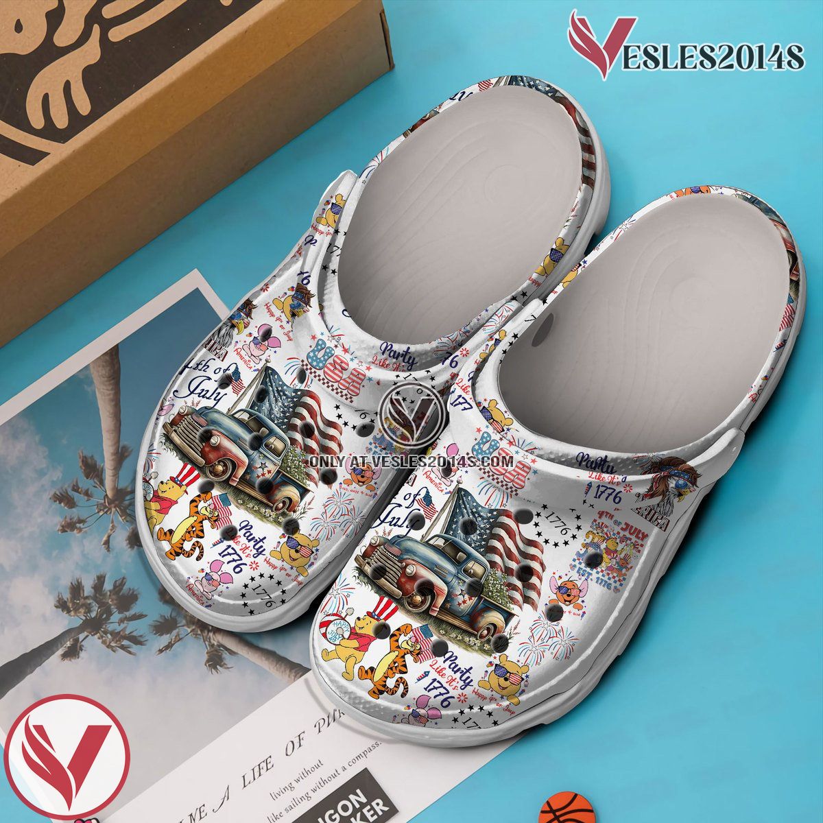 Winnie The Pooh Cartoon Crocs Crocband Clogs Shoes Comfortable For Men Women and Kids Style 8, Unique Gift From Vesles2014S 3