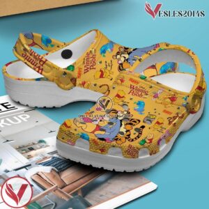 Winnie the Pooh Cartoon Crocs Crocband Clogs Shoes Comfortable For Men Women and Kids, Unique Gift From  Vesles2014S 2