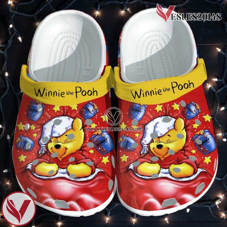 Winnie-the-Pooh Crocs Clog Shoes Style 17, Unique Gift From Vesles2014S