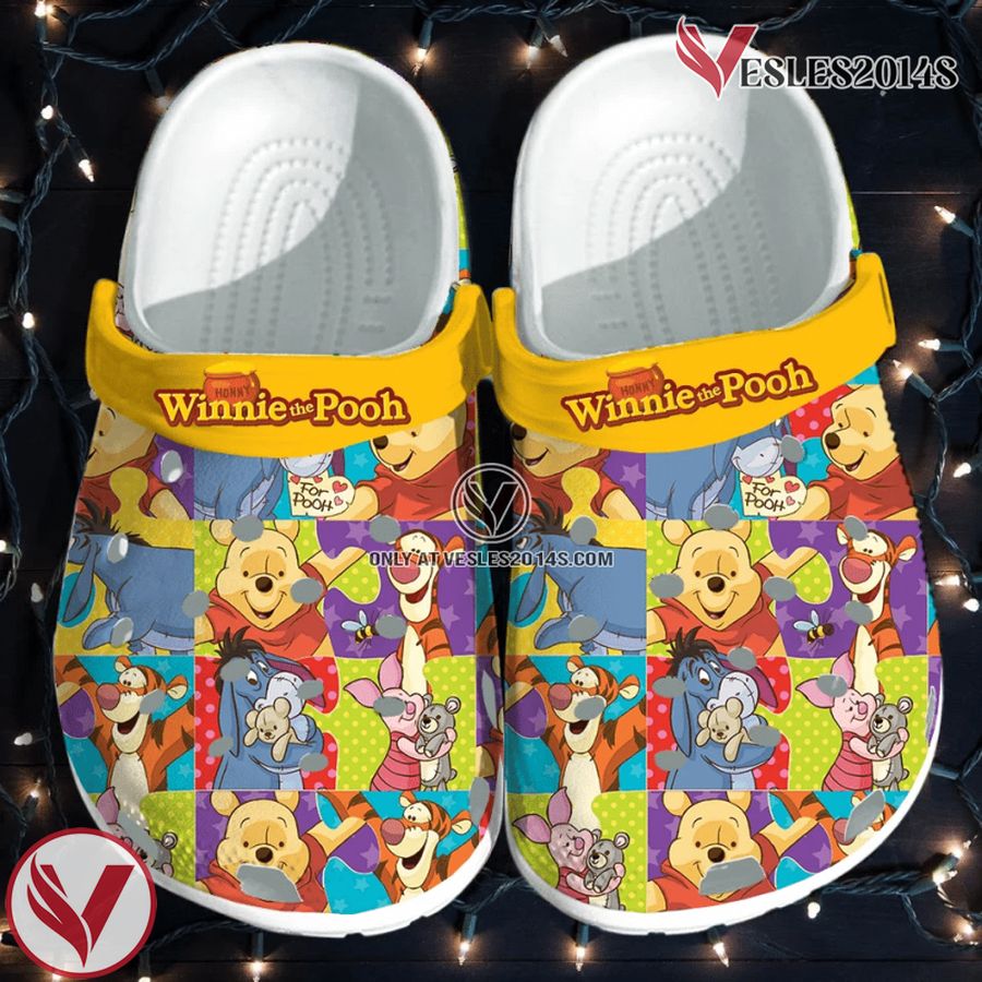 Winnie-the-Pooh Crocs Clog Shoes Style 2, Unique Gift From Vesles2014S