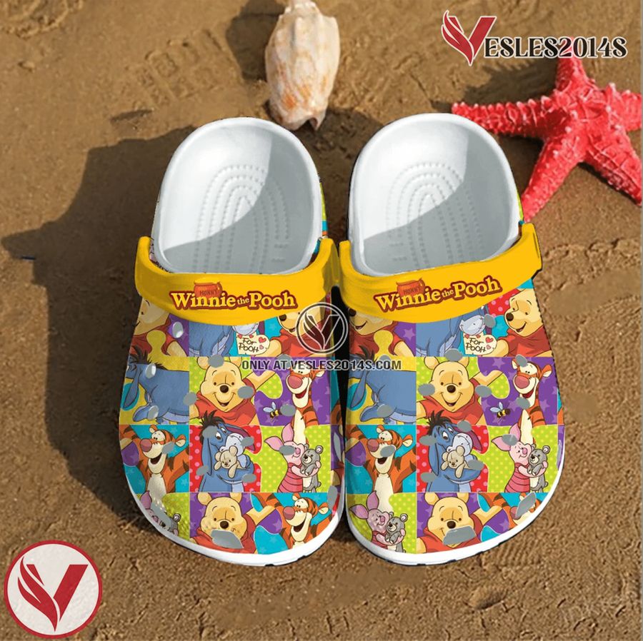 Winnie-the-Pooh Crocs Clog Shoes Style 4, Unique Gift From Vesles2014S 2