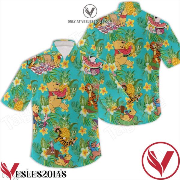 Winnie-the-Pooh Disney Hawaiian Shirt, Unique Gifts For Friends - Vesles2014S 1