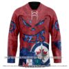Winnipeg Jets Blood Personalized Hockey Jersey Shirt, Trending Gifts For Fans - Vesles2014s