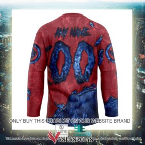 Winnipeg Jets Blood Personalized Hockey Jersey Shirt, Trending Gifts For Fans - Vesles2014s 3