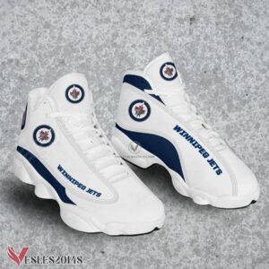 Winnipeg Jets Logo Air Jordan 13 Shoes, Best Sneaker Gifts For Fans - Vesles2014s