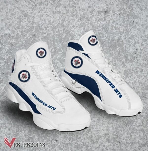 Winnipeg Jets Logo Air Jordan 13 Shoes, Best Sneaker Gifts For Fans - Vesles2014s