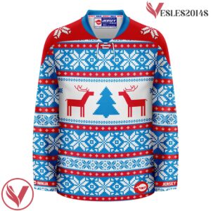 Winter Blues Ugly Sweater Pattern Christmas Jersey - Vesles2014S 2