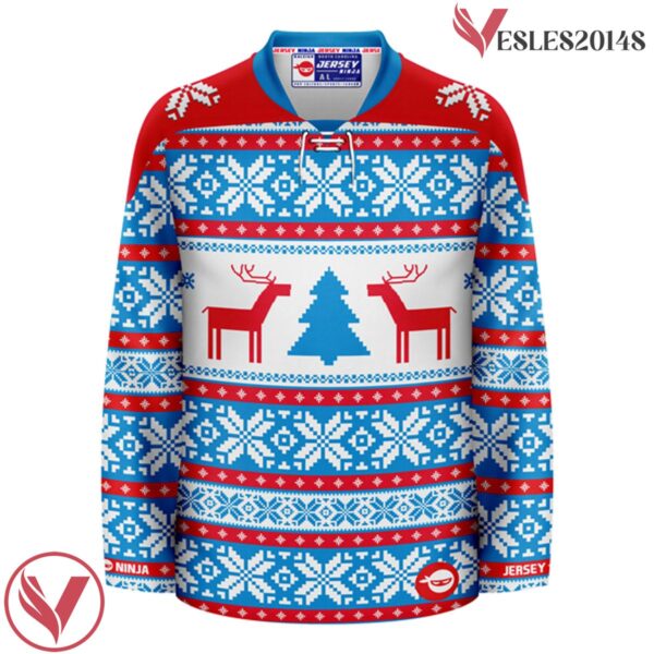 Winter Blues Ugly Sweater Pattern Christmas Jersey - Vesles2014S 2