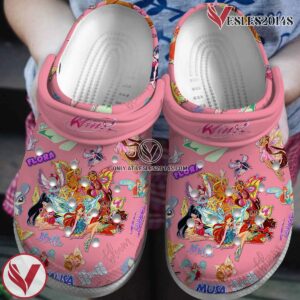 Winx Club Cartoon Crocs Crocband Clogs Shoes Comfortable For Men Women and Kids Style 1, Unique Gift From  Vesles2014S