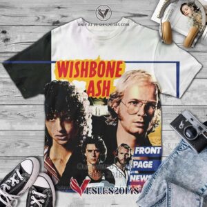 Wishbone Ash Band Front Page News Album 3D T-Shirt, Unique Gifts For Music Lovers - Vesles2014S