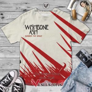 Wishbone Ash Band Number the Brave Album 3D T-Shirt, Unique Gifts For Music Lovers - Vesles2014S