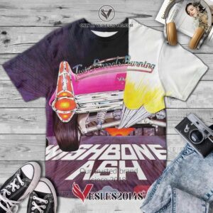 Wishbone Ash Band Twin Barrels Burning Album 3D T-Shirt, Unique Gifts For Music Lovers - Vesles2014S