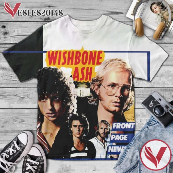 Wishbone Ash Front Page News Album Cover Shirt, Perfect Gifts For Music Lovers - Vesles2014S
