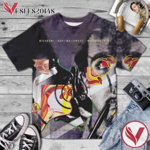 Wishbone Ash No Smoke Without Fire Album Cover Shirt, Perfect Gifts For Music Lovers - Vesles2014S
