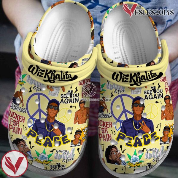 Wiz Khalifa Music Crocs Crocband Clogs Shoes, Unique Gifts For Fans Style 2 - Vesles2014S