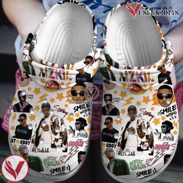 Wizkid Music Crocs Crocband Clogs Shoes, Unique Gifts For Fans - Vesles2014S