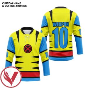 Wolverine Custom Name Custom Number Custom Hockey Jersey, Trending Gifts For Fans - Vesles2014s 3