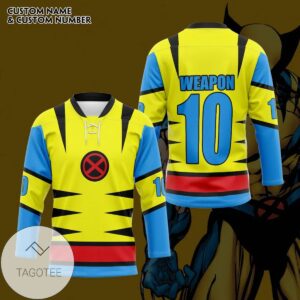 Wolverine Custom Name Custom Number Custom Hockey Jersey, Trending Gifts For Fans - Vesles2014s 4