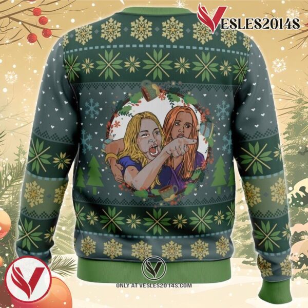 Woman Yelling at Cat Parody Ugly Christmas Sweater, Unique Christmas Gift For Fans - Vesles2014S 1