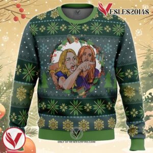 Woman Yelling at Cat Parody Ugly Christmas Sweater, Unique Christmas Gift For Fans - Vesles2014S
