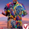 Wonderful Animal World Buffalo Colorful Hawaiian Shirt, Unique Gifts For Friends - Vesles2014S 1