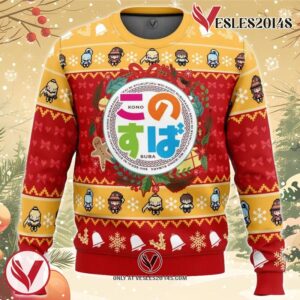 Wonderful Christmas Konosuba Ugly Christmas Sweater, Unique Christmas Gift For Fans - Vesles2014S
