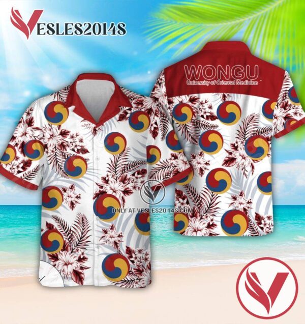 Wongu University of Oriental Medicine Logo Beach Shirts, Shorts, Perfect Gifts Idea In Holiday - Vesles2014S