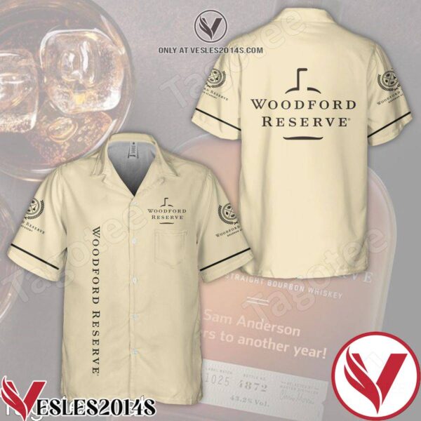 Woodford Reserve Bourbon Beige Hawaiian Shirt And Short, Unique Gifts For Friends - Vesles2014S 1