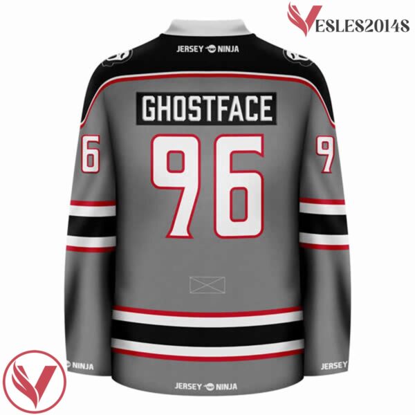 Woodsboro Ghosts Ghostface Hockey Jersey - Vesles2014S 3