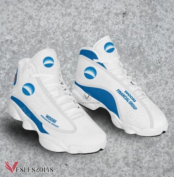 Woori Financial Group Logo Air Jordan 13 Shoes, Best Sneaker Gifts For Fans - Vesles2014s 1
