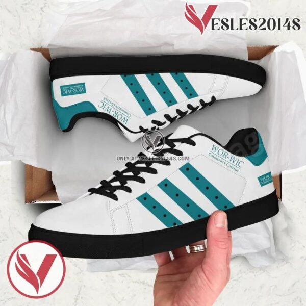 Wor–Wic Community College Logo Stan Smith Sneakers For Men And Women - Vesles2014S 2