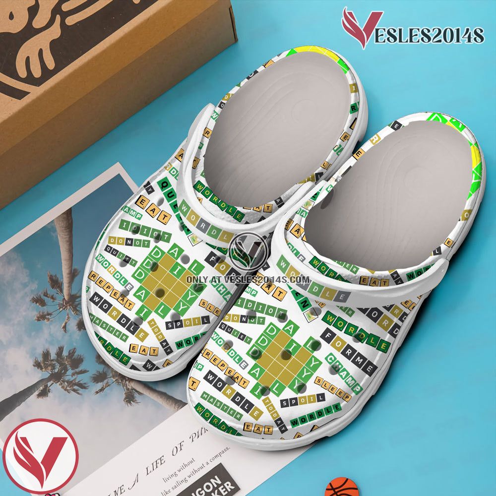 Wordle Premium Crocs Crocband Clogs Shoes Comfortable For Men Women and Kids, Unique Gift From Vesles2014S 2