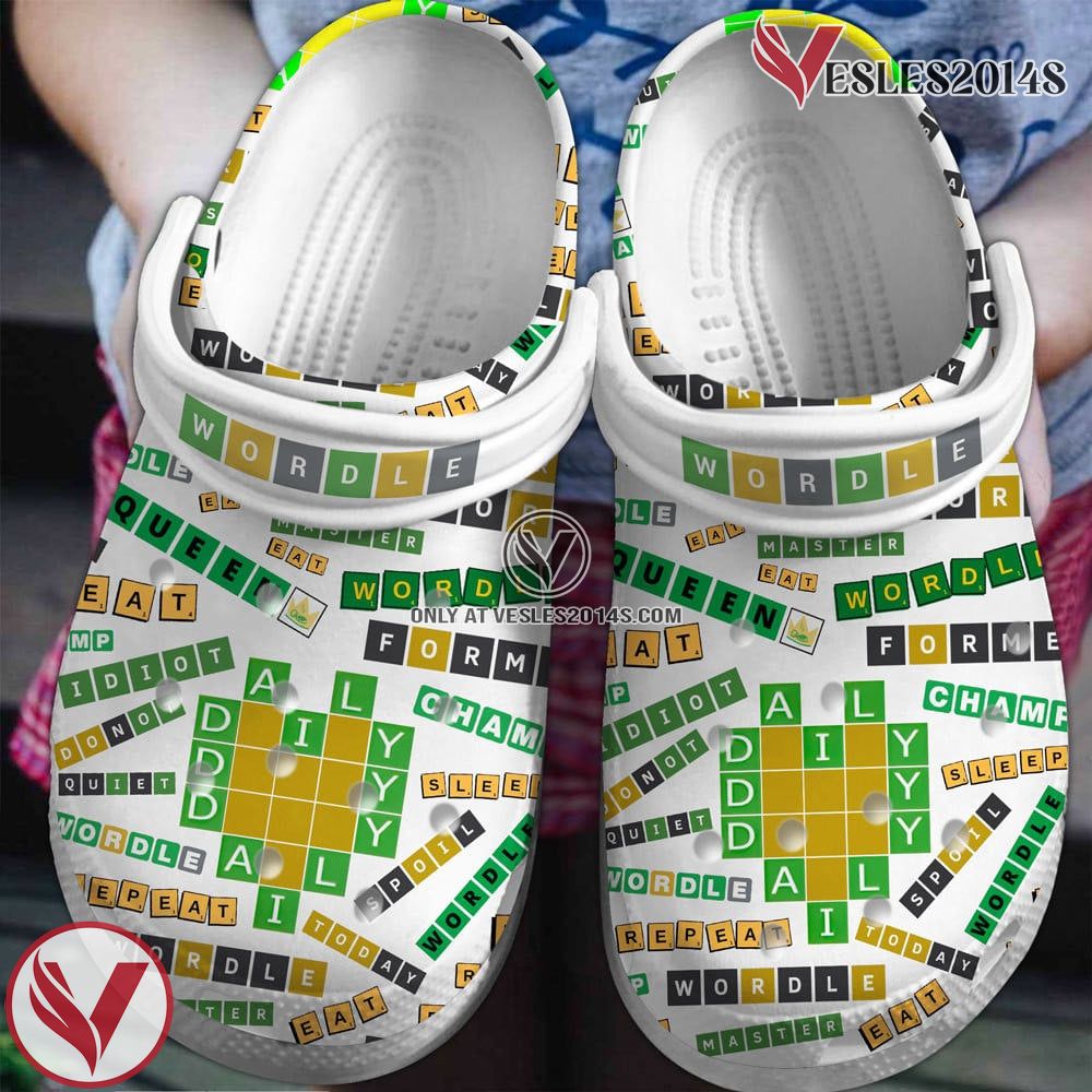 Wordle Premium Crocs Crocband Clogs Shoes Comfortable For Men Women and Kids, Unique Gift From Vesles2014S
