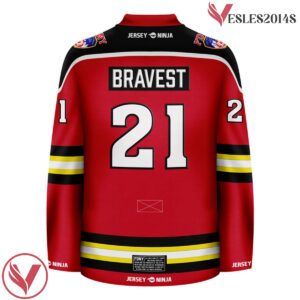 Wordmark FDNY Red Hockey Jersey - Vesles2014S 3