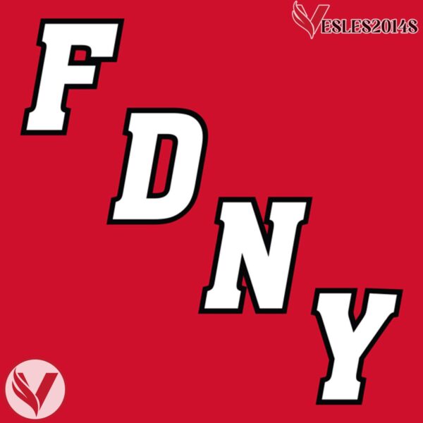 Wordmark FDNY Red Hockey Jersey - Vesles2014S 4