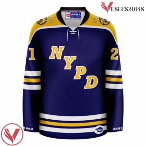 Wordmark NYPD Blue Hockey Jersey - Vesles2014S 2